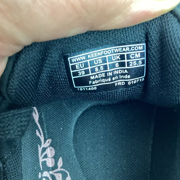 Keen Presidio Womens 8.5 Leather Lace-Up Black Loafers - Picture 11 of 12